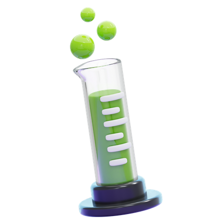 GRADUATED CYLINDER  3D Icon