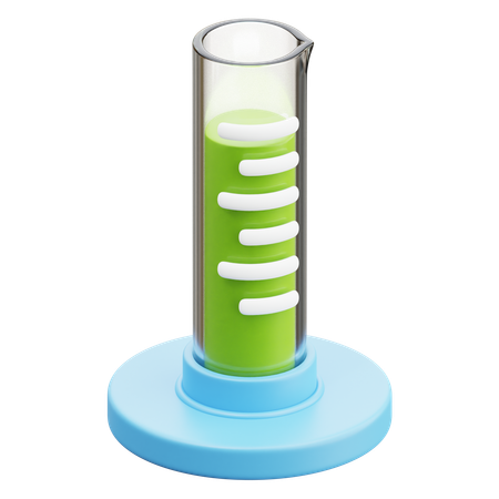 Graduated Cylinder  3D Icon