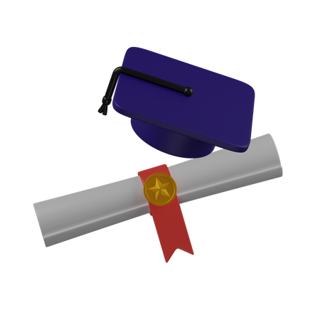 Graduation  3D Icon