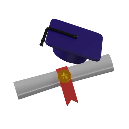 Graduation  3D Icon