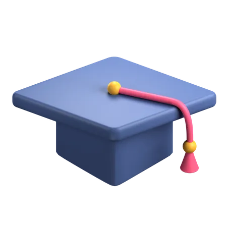 Graduation Hat  3D Illustration