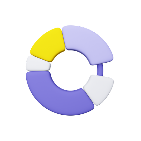 Gráfico de rosca  3D Icon