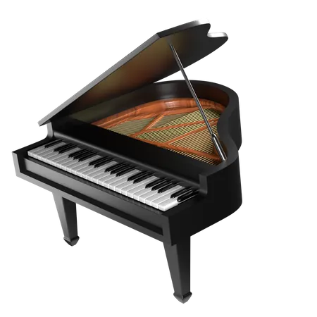 Grand Piano  3D Icon