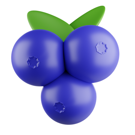 Grape  3D Icon