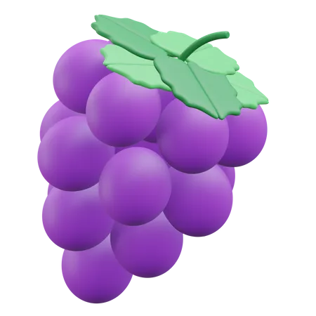 Grapes  3D Icon