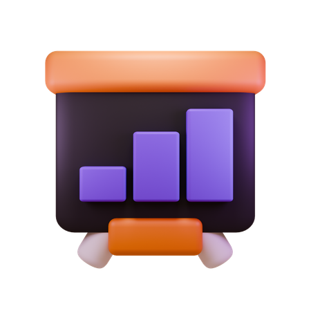 Graph  3D Icon