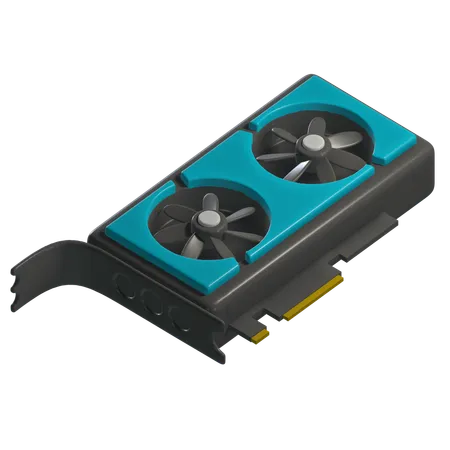 Graphic Card  3D Icon