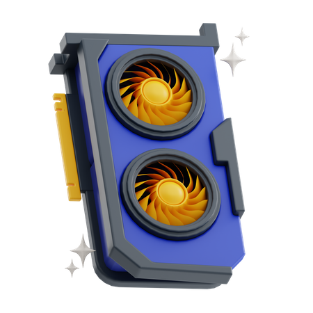 Graphic Card  3D Icon