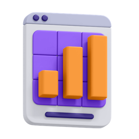 Diagramme à bandes  3D Icon