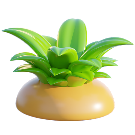 Grass  3D Icon