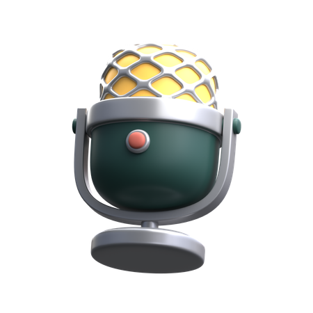 Gravador de som  3D Icon