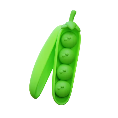 Grean Peas  3D Icon