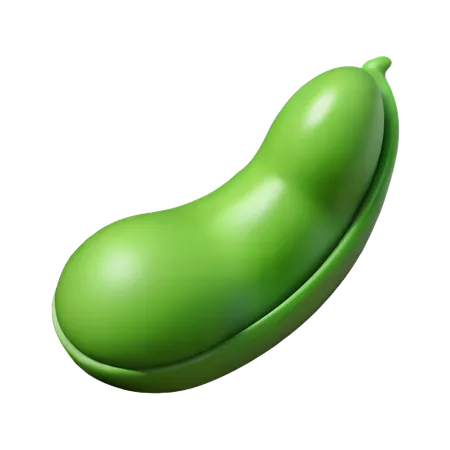 Green Bean  3D Icon