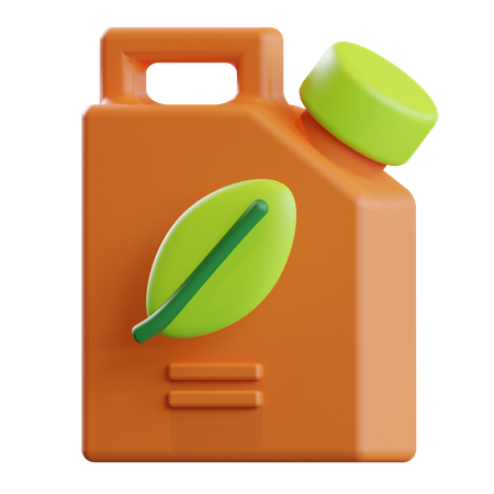 Green Fuel  3D Illustration