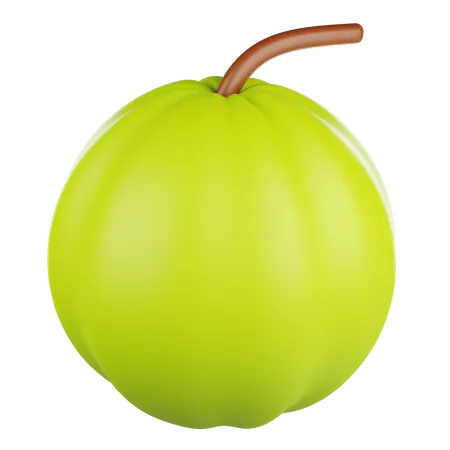 Green Guava  3D Icon