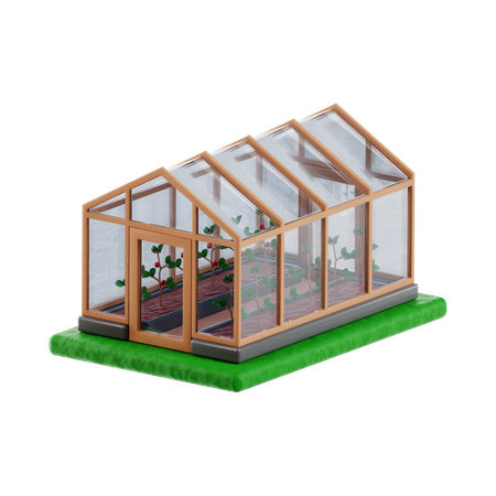 Greenhouse  3D Icon