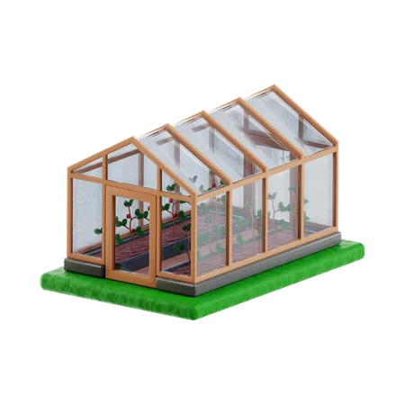 Greenhouse  3D Icon