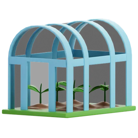 Greenhouse  3D Icon