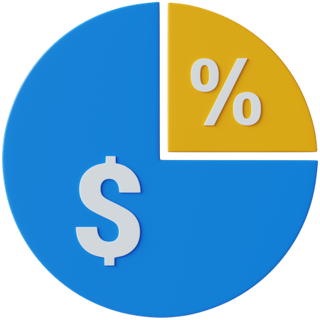 Gross Margin  3D Icon