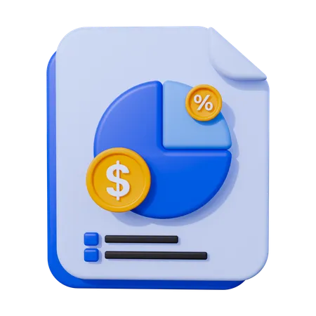 Gross Margin  3D Icon