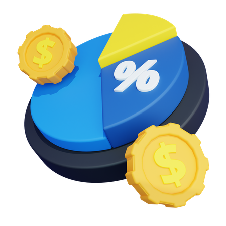 Gross Margin  3D Icon