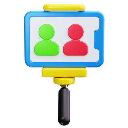 Group Selfie  3D Icon