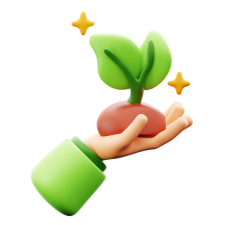 Grow More Plants  3D Icon