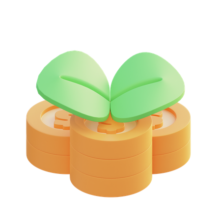 Growth  3D Icon