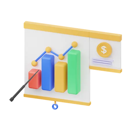 Growth Analysis  3D Illustration