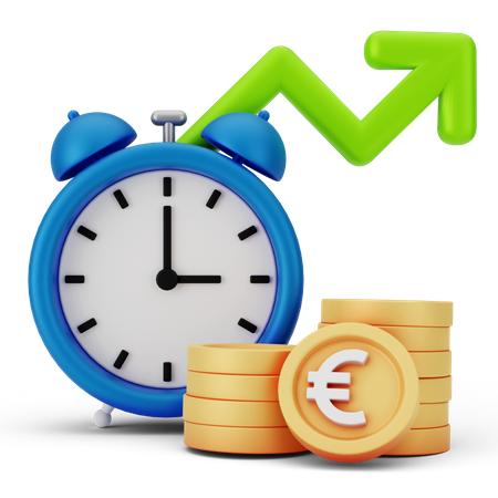 Growth Time  3D Icon