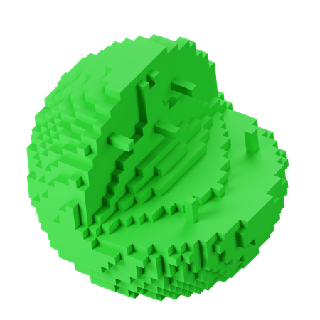 Grüne Limette  3D Icon