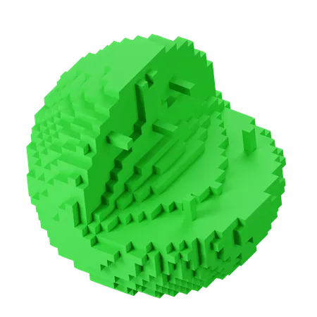 Grüne Limette  3D Icon