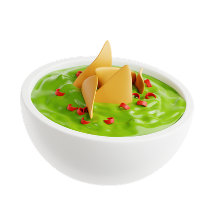 Guacamole  3D Icon