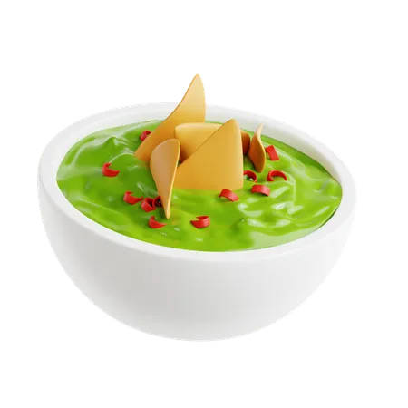 Guacamole  3D Icon