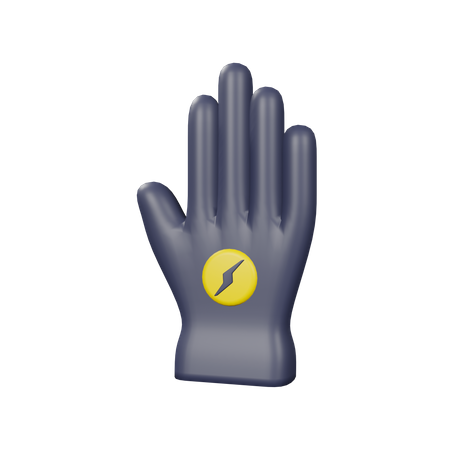 Guantes de electricista  3D Illustration