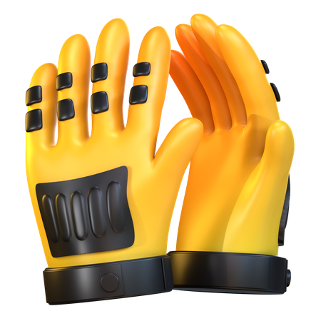 Guantes de seguridad  3D Icon