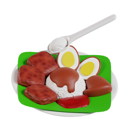 Gudeg  3D Icon