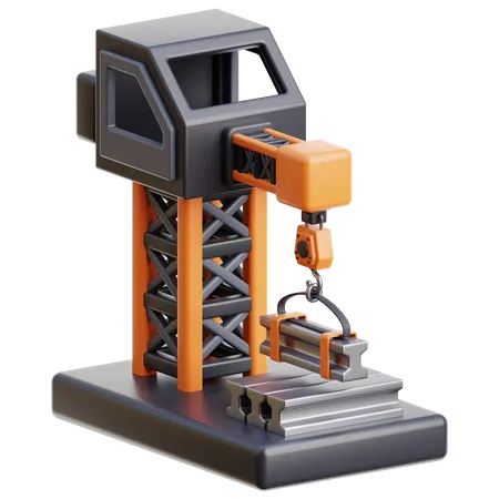 Guindaste de torre de construção  3D Icon