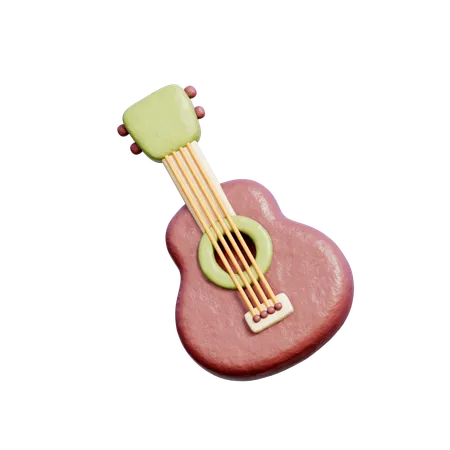 Guitar  3D Icon