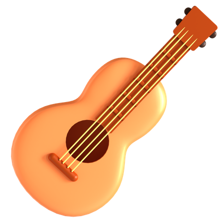 Guitar  3D Icon