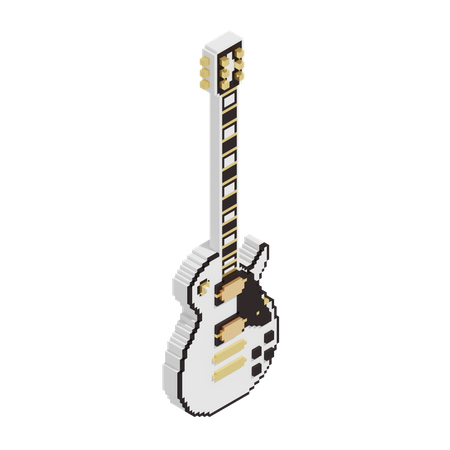 Guitar  3D Illustration