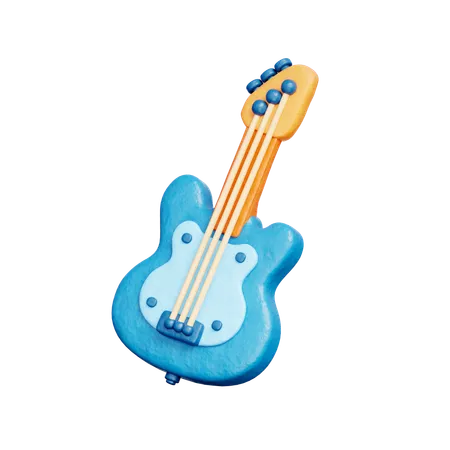 Guitarra elétrica  3D Icon