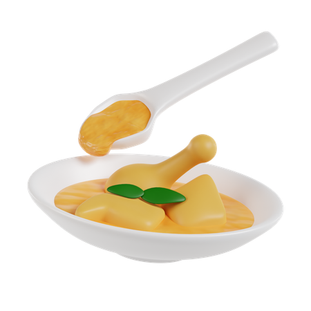 Gulai  3D Icon