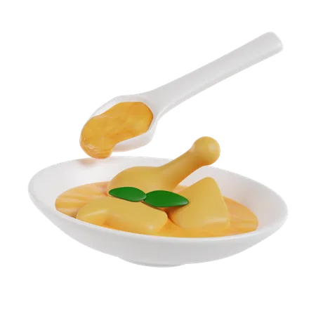 Gulai  3D Icon