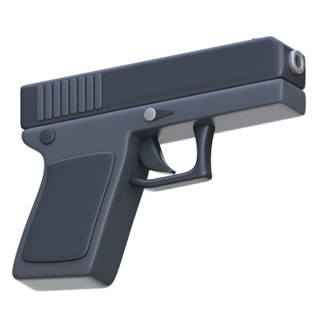 Gun  3D Icon