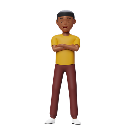 Guy Standing  3D Illustration