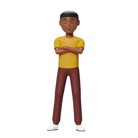 Guy Standing  3D Illustration