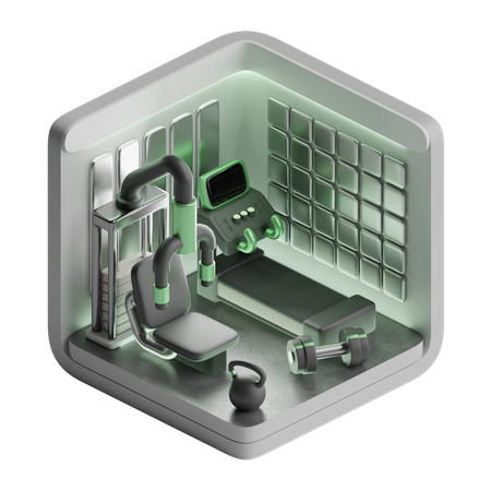 Gym  3D Icon