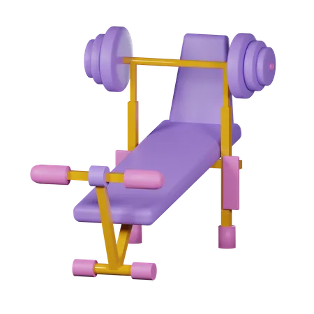 Gym Equipment  3D Icon