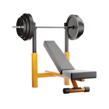 Gym equipment  3D Illustration